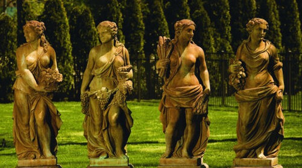 Four Seasons Life Size Garden Set of Statuary